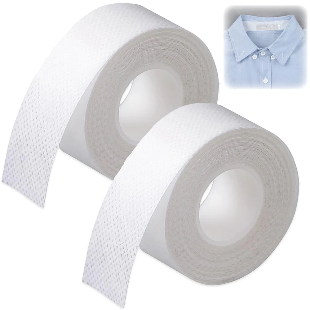 Disposable Men Women Collar Protector Sweat Pads Self-Adhesive Shirt Neck Liners Summer Collar Protector Against Sweat Stain