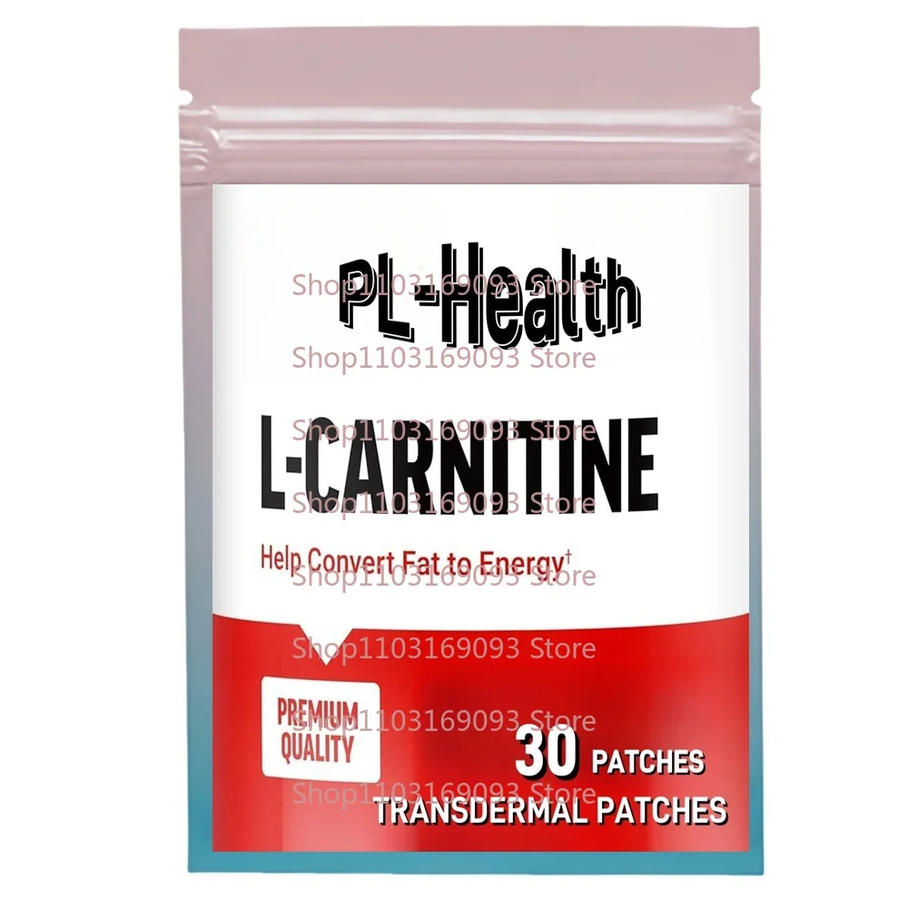 30 Patches L-Carnitine Transdermal Patches Convert Fat Into Energy Support Muscle Recovery Boost Exercise Performance