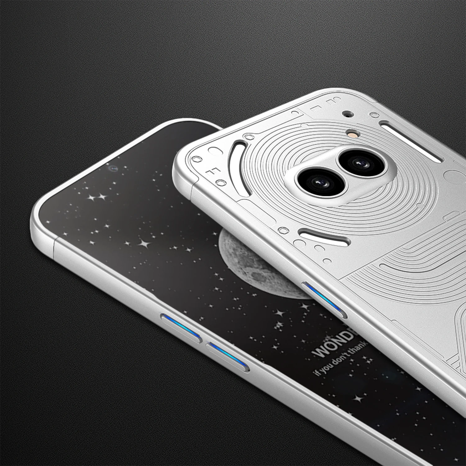 Shockproof Plastic Matte Case For Nothing Phone 2A Ultra-thin Back Light Precisi