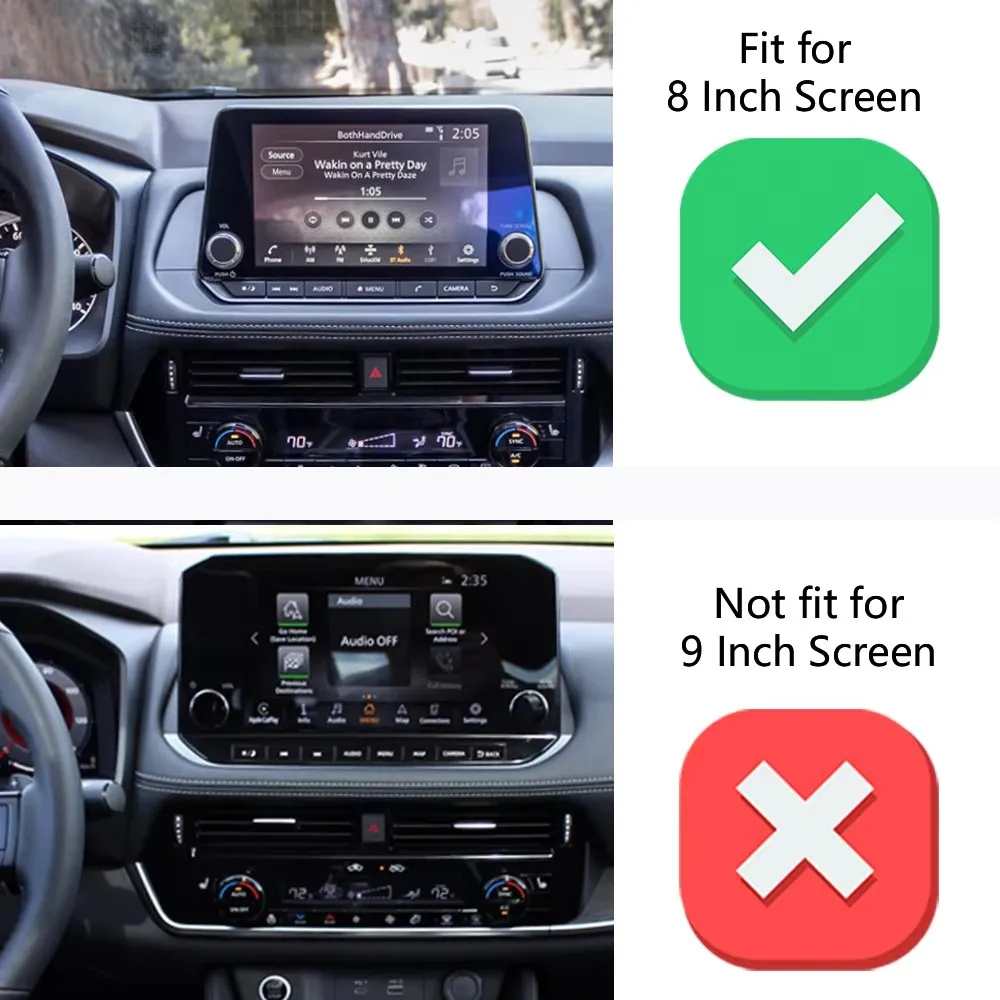Car Mobile Phone Holder for Nissan Rogue-T33 8inch GPS Bracket Navigation Stand Auto Accessories