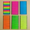 300Pcs Color Index Sticky Notes Ultra-fine Index Label Stickers PET Sticky Notes Highlighter Instead of Transparent Stickers 6