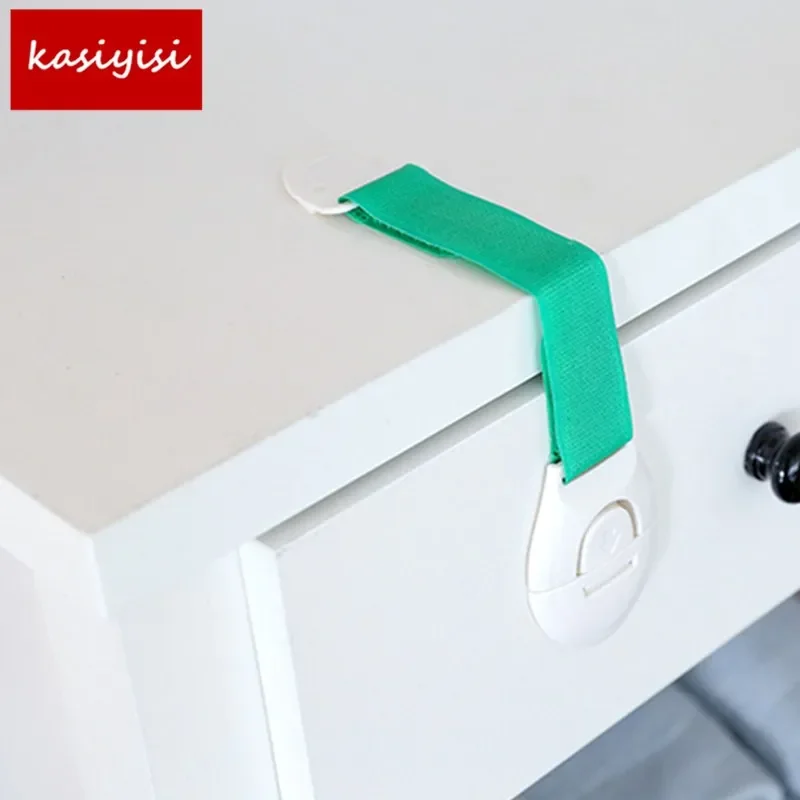 

10pc Drawer Door Cabinet Cupboard Baby Kids Care Plastic Straps Infant Protection Toilet Safety Locks
