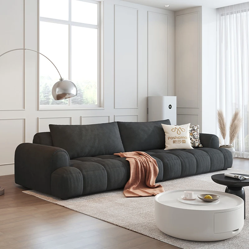 

Upholstered Luxury Sofa Nordic Modern Black Lounge Living Room Sofas Houses European Floor Wohnzimmer Sofas Room Decoration