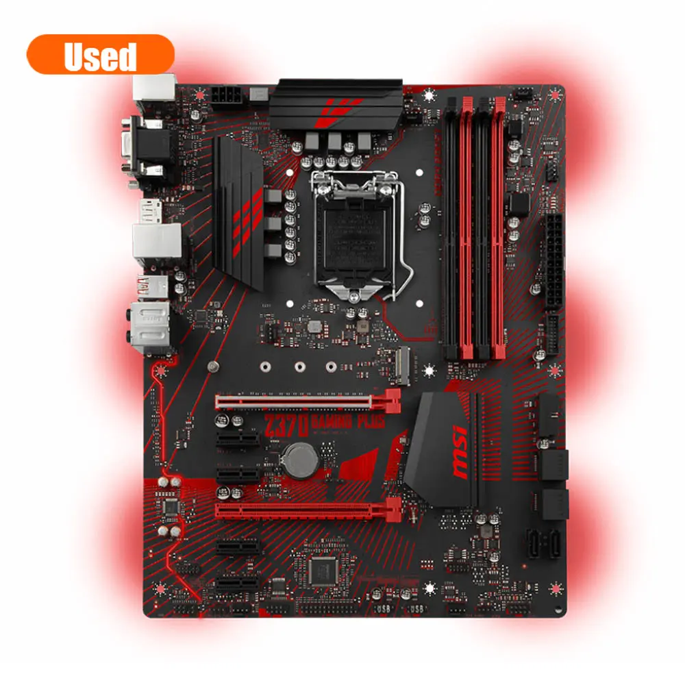 Msi Z370 Gaming Plus Lga 1151 (300 Series) Z370 Sata 6gb/s Atx Intel