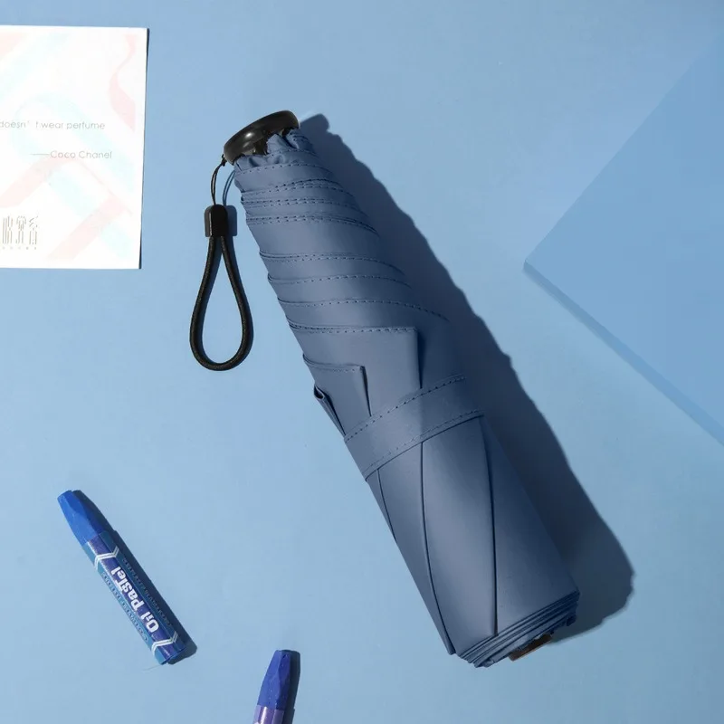 Description Picture 3 of itemFolding Umbrella Carbon Fiber Anti UV Rain Sun Umbrella Fashionable Portable Windproof Lamp Women's and Men's Sunshade Umbrella