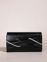 Hand Clutch Bag, Evening Clutch Bag For Women, Sparkling Crystal Rope Ruched Handbags, Glitter Envelope Purse For Party Girl,Wom - Image 4