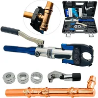 Copper Tube Fittings Hydraulic Pipe Crimping Tool with 1/2 inch,3/4 inch and 1 inch Jaw Copper Pipe Propress Cri 1