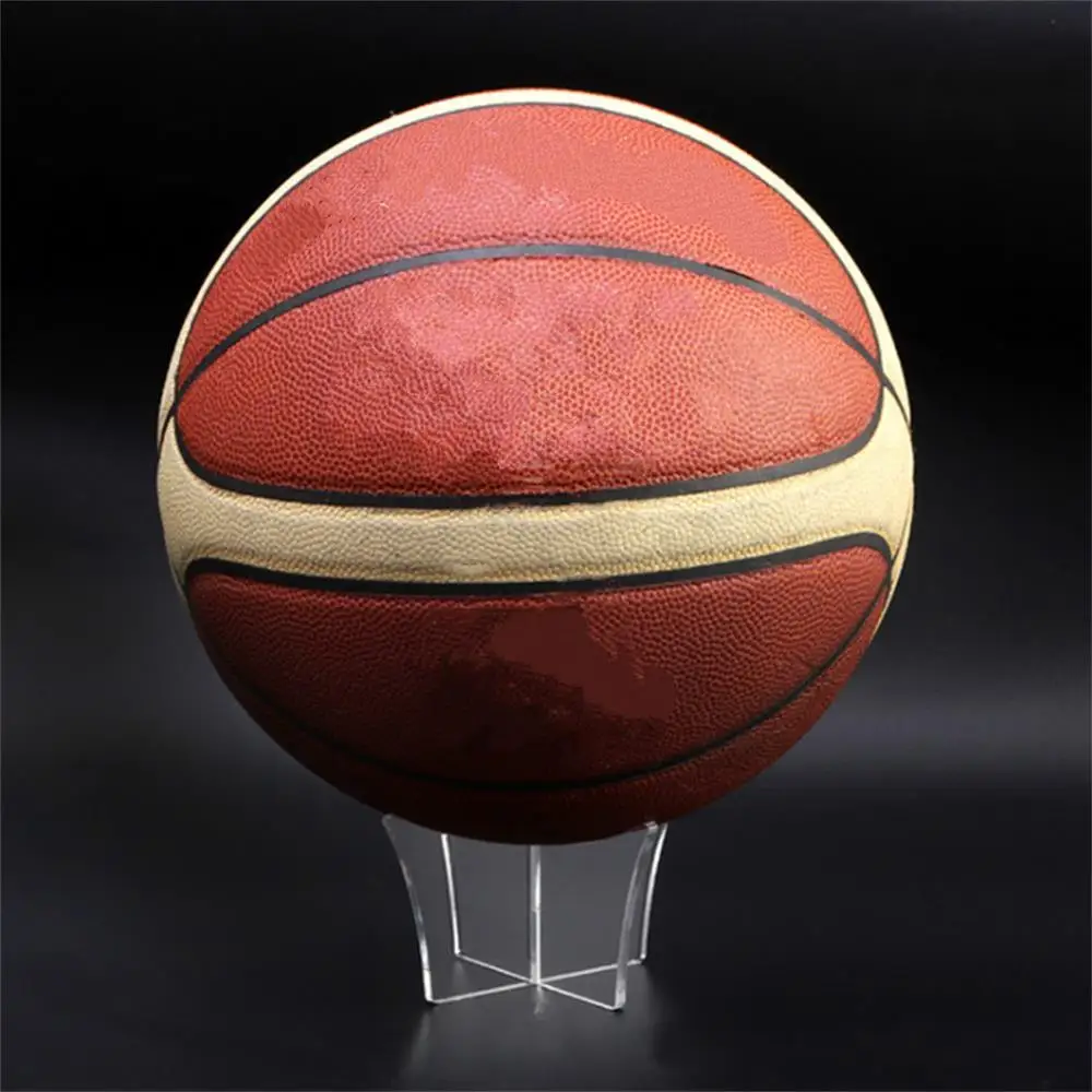 Acrylic Ball Holder Basketball Display Stand Football Volleyball Soccer Display Stand Triangle Rack Sports Ball Storage Bracket 5