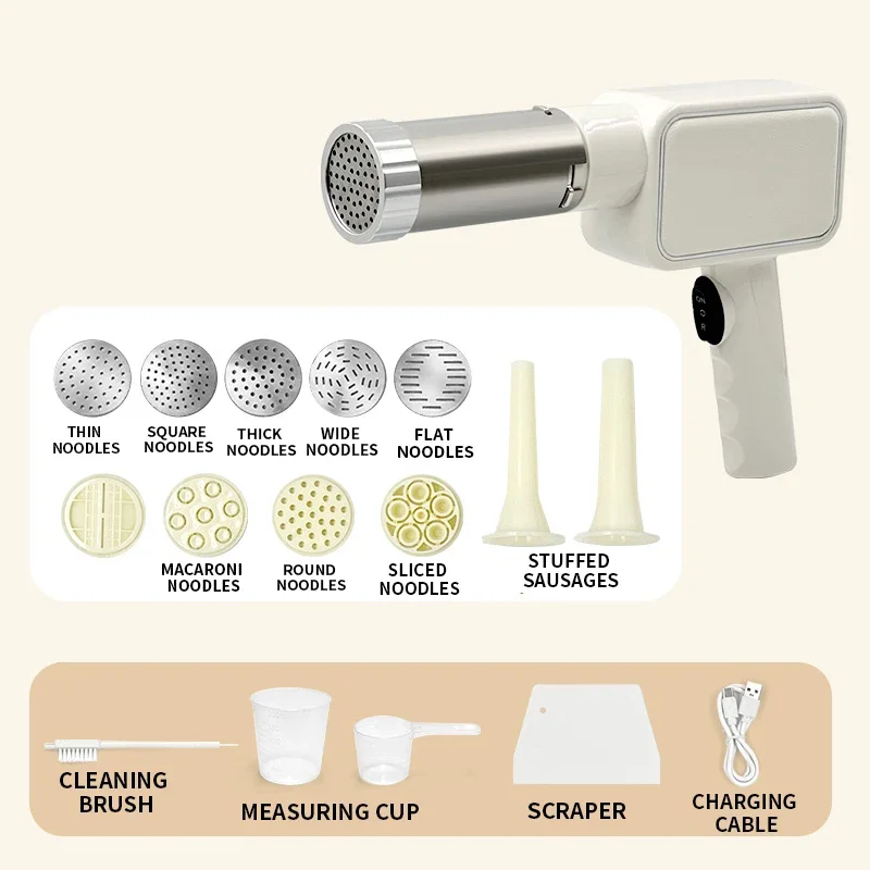 Noodle machine household small multi-functional fully automatic noodle machine wireless electric handheld portable noodle press