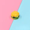 2pcs Simulation Kitchen Accessory 1:12 Hamburger Resin DIY Craft Decoration Miniature Fake Food Dollhouse Accessory 5
