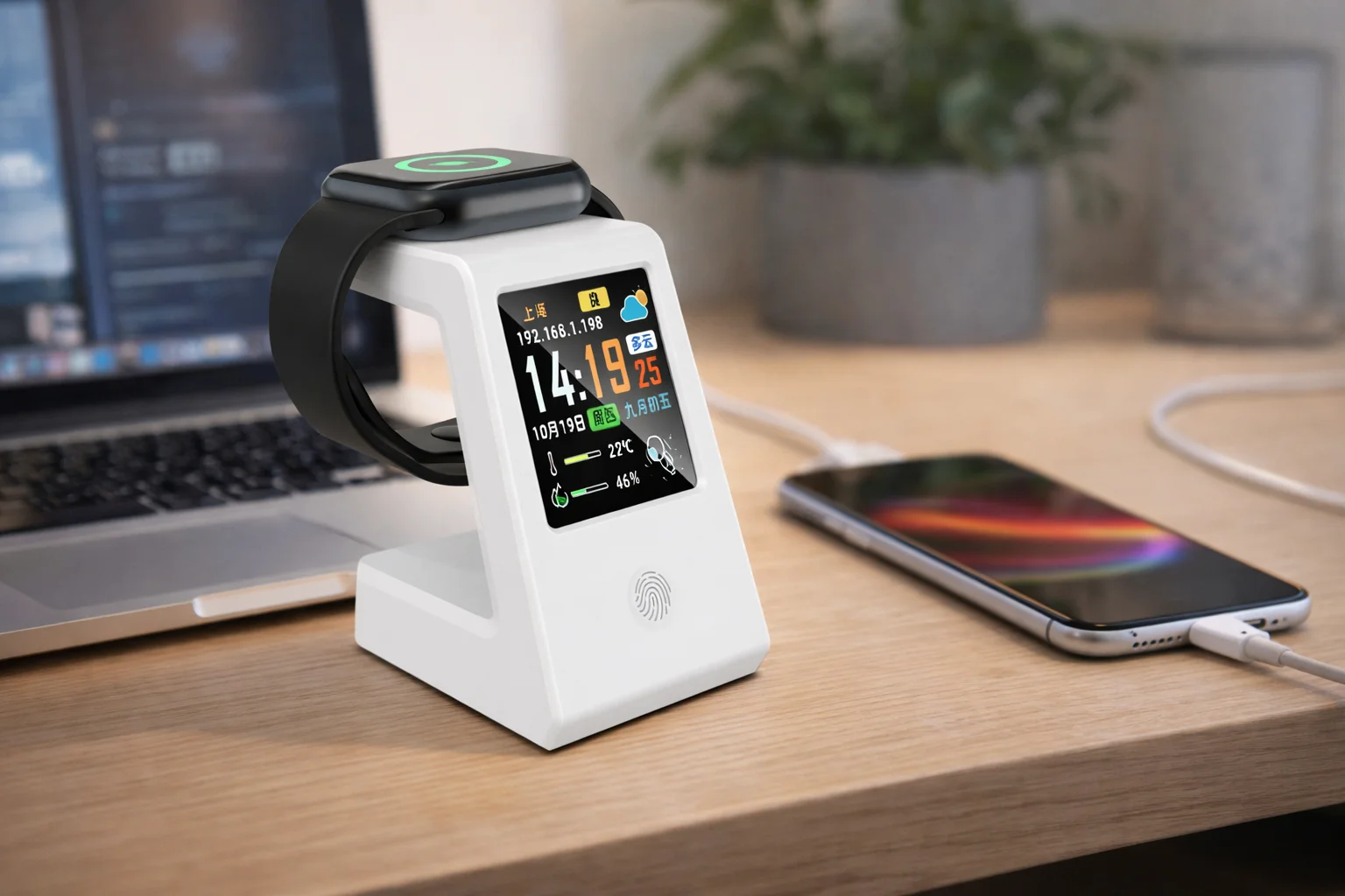 Smart WiFi weather clock 2