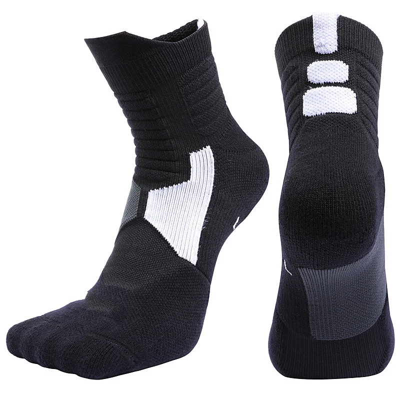 Sports Socks Basketball Socks Thick Breathable Deodorant Towel Bottom