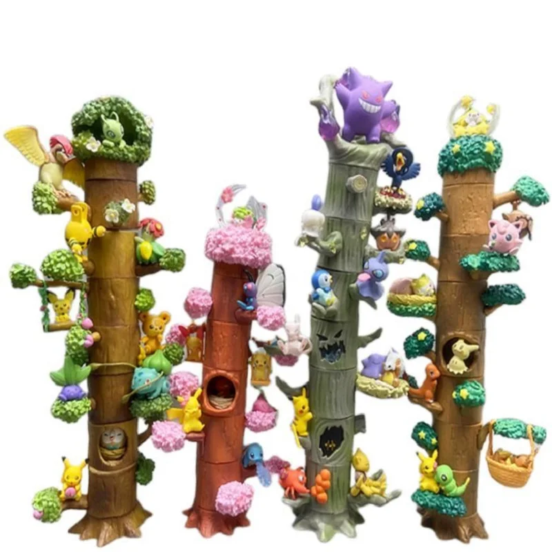 Re Ment Pokemon Figures Tree Stump Pokemon Tree Toy Pokemon Toy