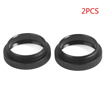 C-MOUNT 연장 튜브 어댑터 C-CS 마운트 어댑터, CCTV 렌즈용 스페이서 링, 5mm, 2 개