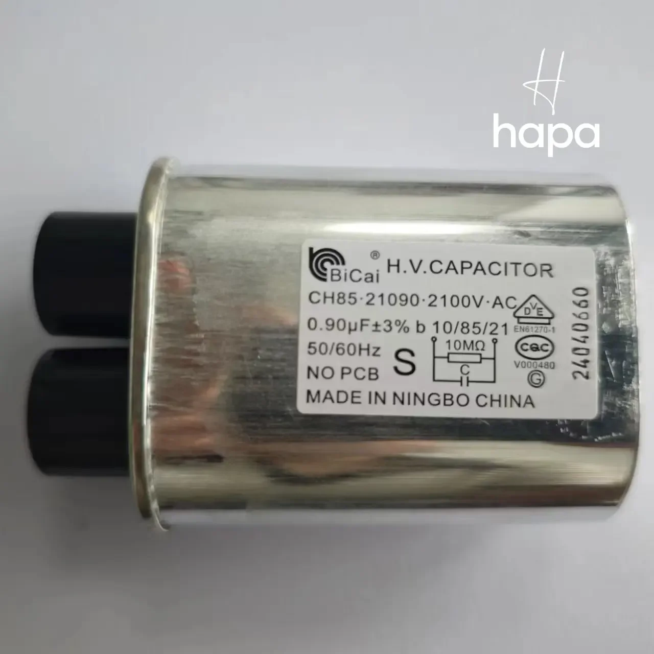 2100V.AC 0.9uF 50/60Hz CH85.21090 High Voltage HV CAPACITOR Microwave Oven Replacement Parts microwave oven spare parts