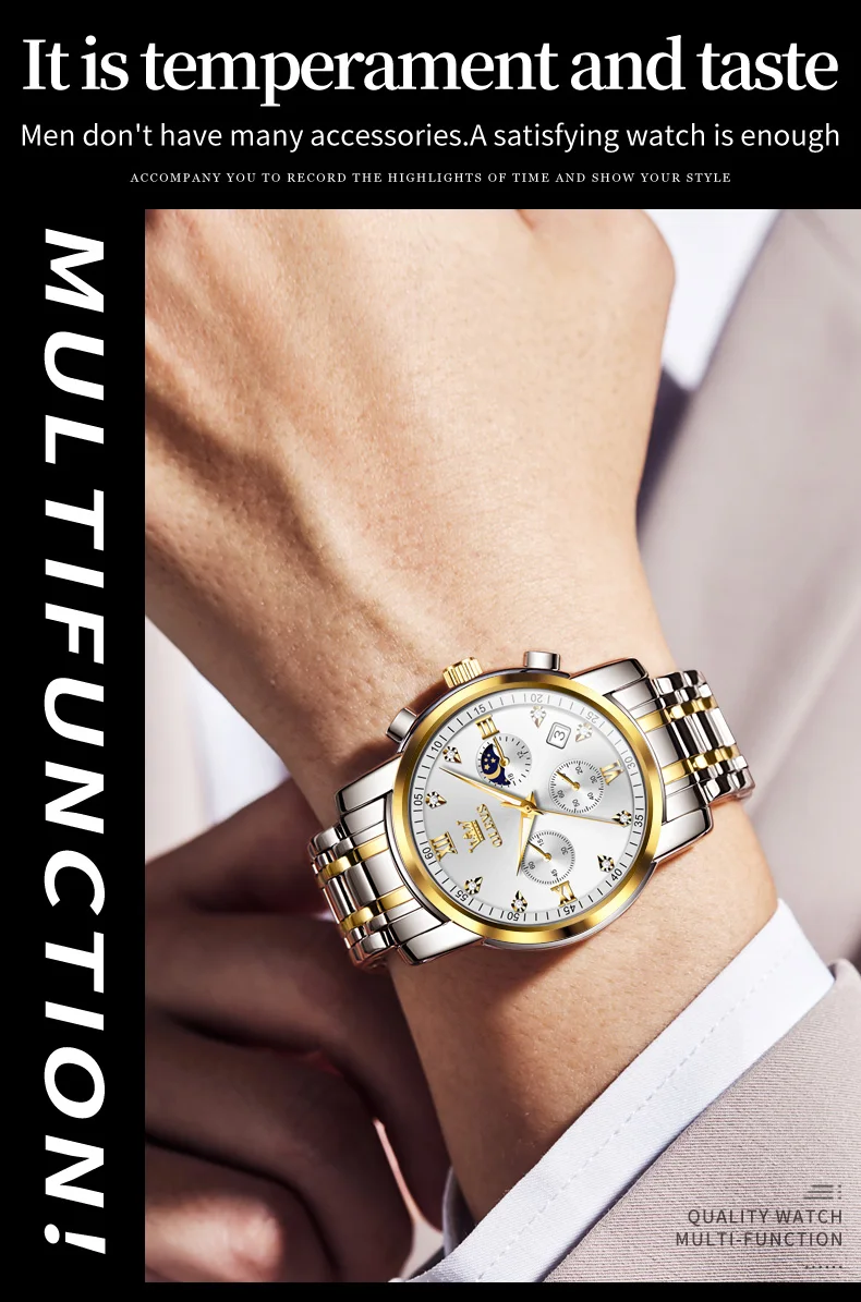 OLEVS 2858 Men's Watch - Wrist view
