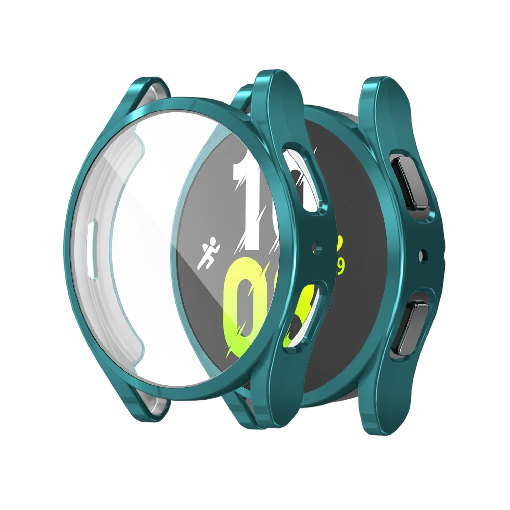Shiny Slim Full Cover TPU Watch Case - Soft Plated Protection