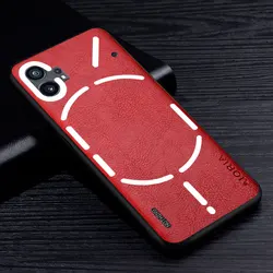 Étui en cuir de luxe - Coque arrière rétro en motif litchi de style affaires premium