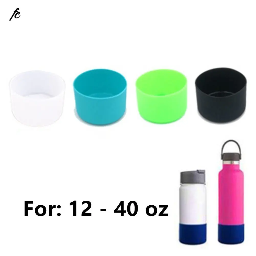 Hydro Flask Silicone Bottle Sleeve Boot 12&24oz-7.5cm 32&40oz-9cm For Hydro Flask Anti-scald 