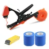 New Garden Tool Plant Tying Tapetool Tapener Machine Branch Hand Tying Machine Packing Vegetable Stem Strapping Pruning Tool Set 6