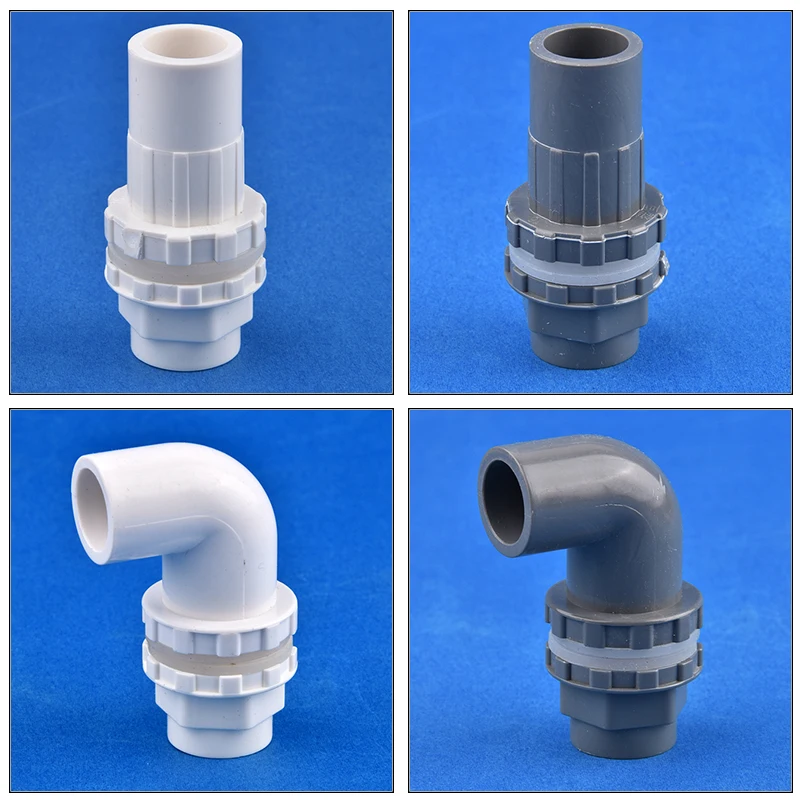 16~50mmweißesPVC-Aquarium-Ablaufgelenk90°EllenbogenEntwässerungAnschlussGartenBewässerungAquariumÜberlaufWasserVersorgungRohrTeile-AliExpress15