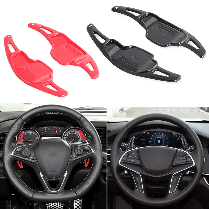 

Car Steering Wheel Shift Paddle Shifters ABS Trim For Buick Verano Regal Lacrosse GL8 For Cadillac CT6 XT5 For Chevrolet Camaro