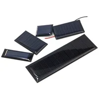 Micro panneau solaire portable en polysilicium, 1V, 5V, 6V, chargeur rapide, système de cellules solaires bricolage, mini chargeur de batterie extérieur 4