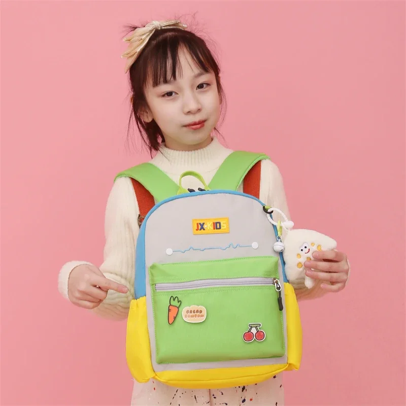 여성용 소프트 백 지퍼 학교 가방, 하이 퀄리티 가방, 나일론 부담 감소, 편안한 휴대, 어린이 가방, 패션