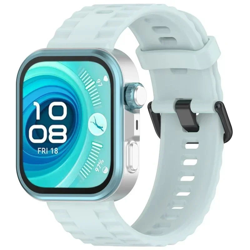 Premium Sport Silicone Replacement Strap for Huawei Watch Fit - Enhanced Comfort and Durability