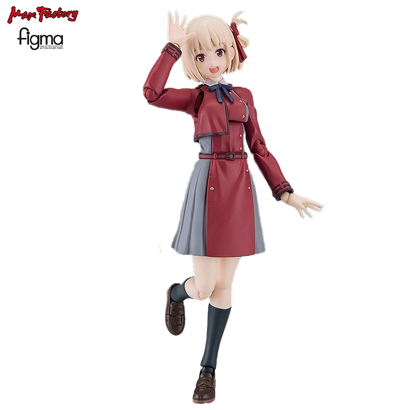 

Фигурка фирмы Max Factory figma No.615 nishikier Chisato (Lycoris Recoil), 150 мм, изысканная аниме фигурка, красивая модель, Подарочные игрушки