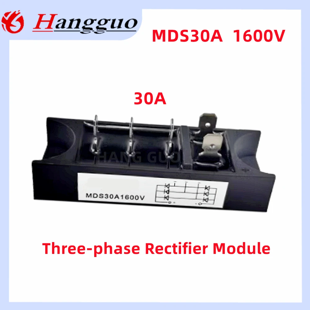 MDS30-16 30a mds40 mds50a mds75 MDS100A-16 Dreiphasen-Gleich richter modul 30a 40a 50a 75a AC/DC 100a 1600V Dioden brücken gleich richter – Detail 2