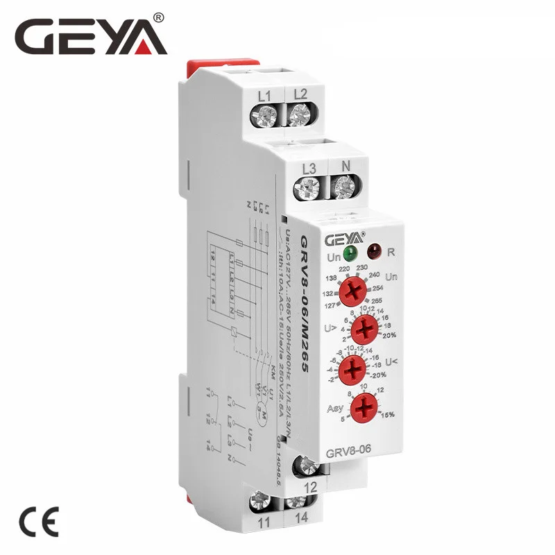 GEYA GRV805 Adjustable Overvoltage and Undervoltage Protection Relay