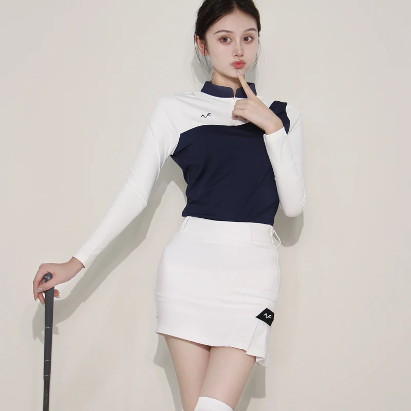 Autumn New Golf Women's Clothing Slim Fit, Slimming, Wrinkle Resistant, High-quality and Versatile Outdoor Leisure Sports