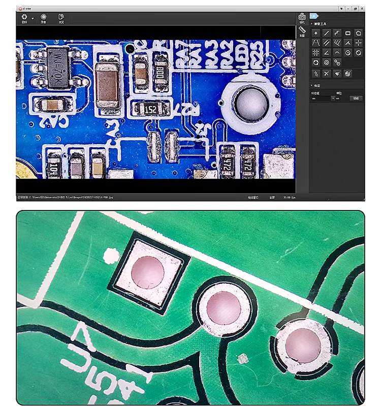 YIZHAN 4K Digitales Elektronisches Mikroskop zum Löten HDMI USB-C 1080P HD Mikroskopkamera 1/2,8" Sensor 215X Objektivsoftware – Detail 10