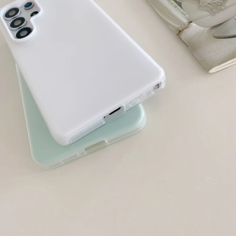 Candy Color Matte Jelly Hard Phone Case - Vibrant and Stylish Protection Cover