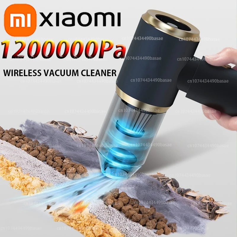NEWXiaomi1200000PaWirelessCarVacuumCleanerStrongSuction