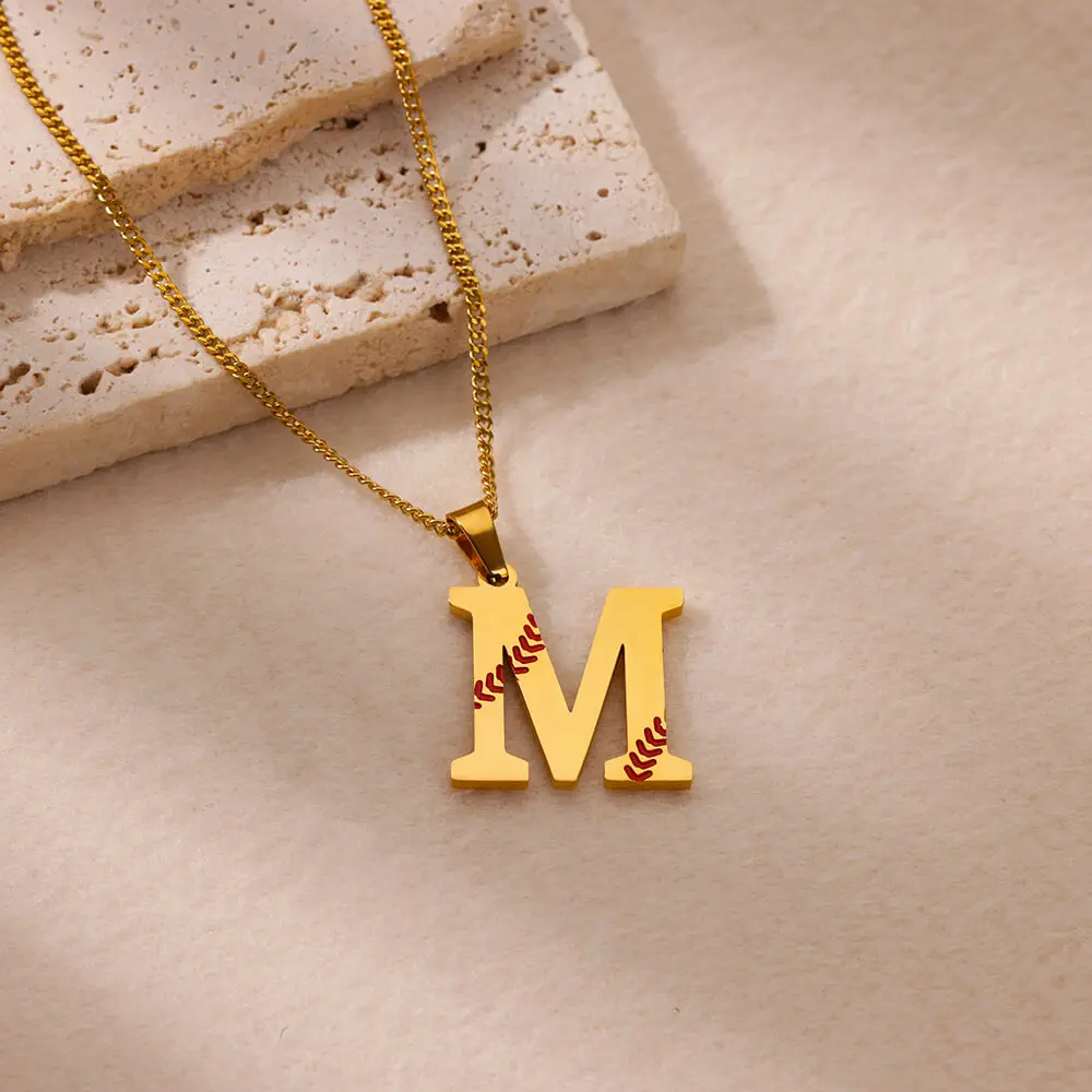 Stainless Steel A-Z Letter Necklaces For Women