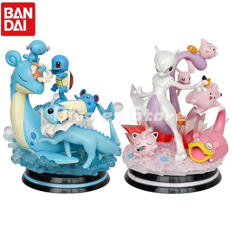 

Pokemon Elf Dream Super Dream Lapras Squirtle Ice Vulpix Charmander Luminous Hand-made Model Ornaments Christmas Gifts Pvc Toys