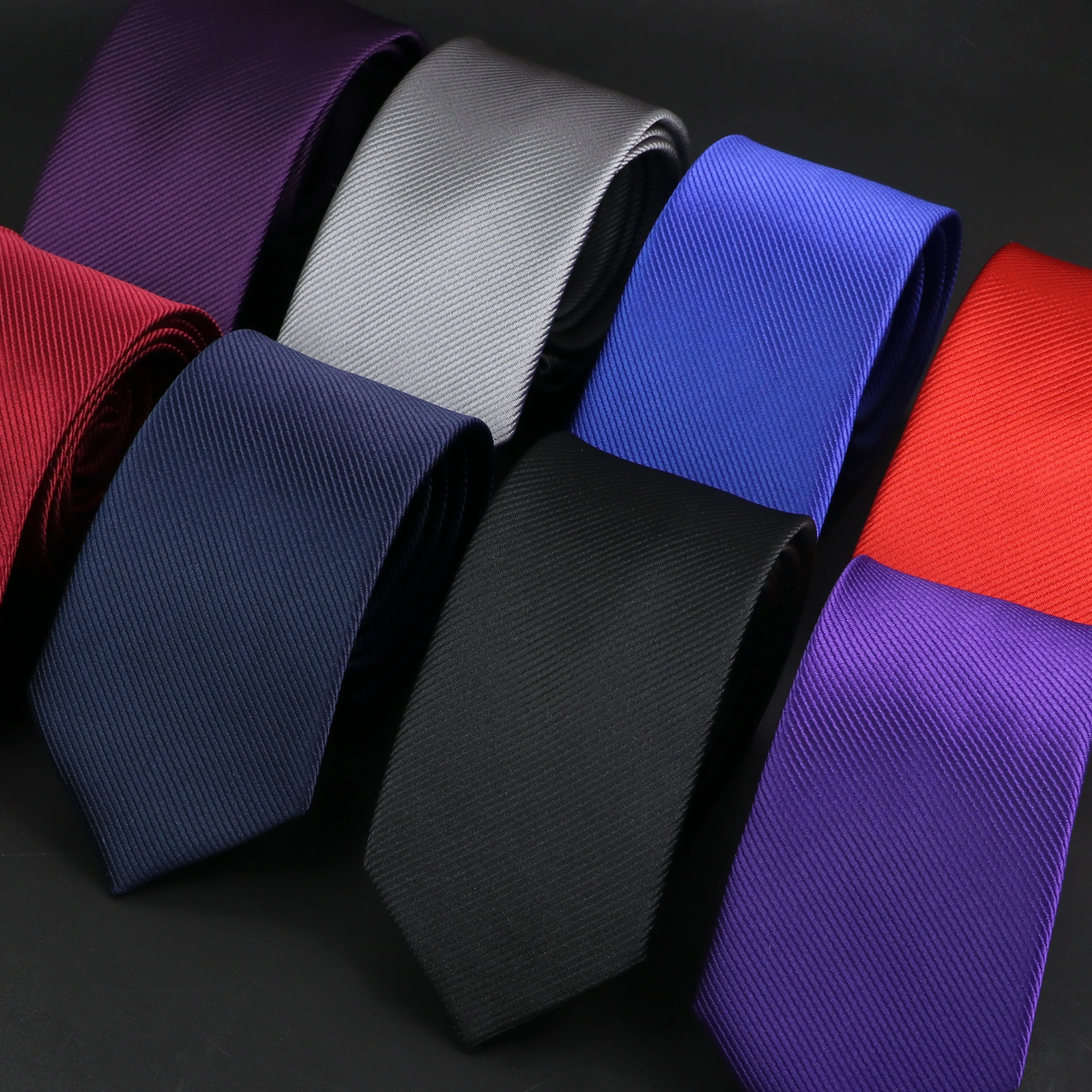 Новый простой классический мужской галстук серый зеленый синий красный красочный узкий галстук для мужчин для свадебной вечеринки аксессуар для работы подарок