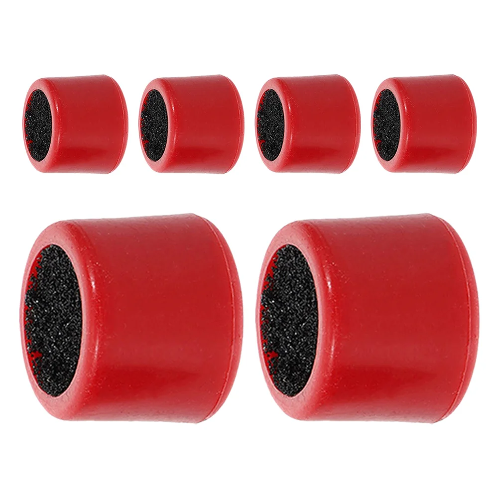 

6 Pcs Billiard Cue Tip File Repair Tool Plastic Burnisher Shaper Trimmer Pool Supply
