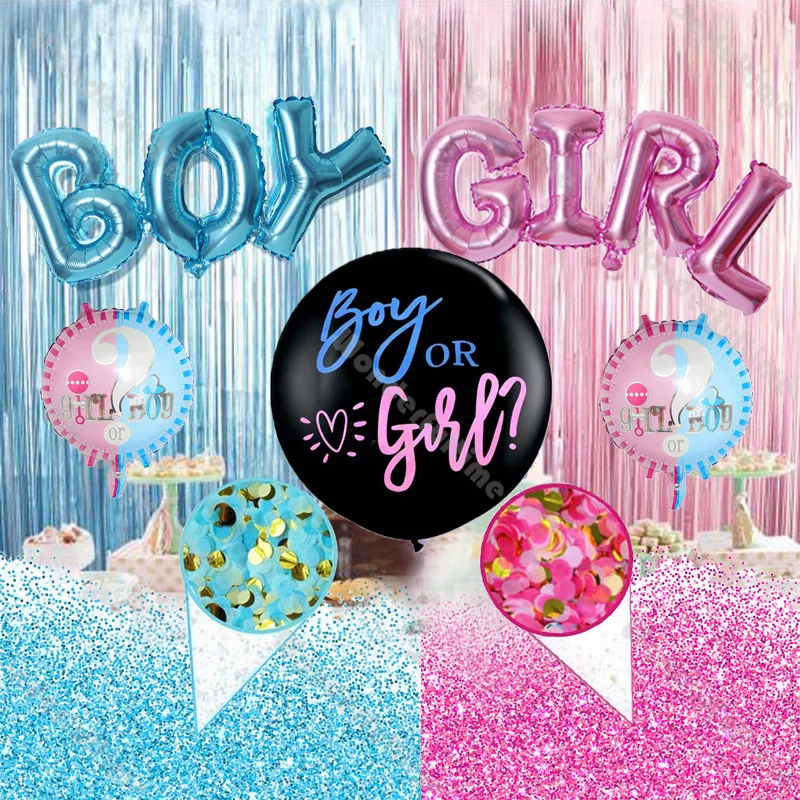 Palloncino Gigante Per Rivelare Il Genere, Palloncino Per Ragazzo O Ragazza, Palloncino Per Coriandoli, Palloncino Per Baby Shower, Palloncino Blu Ros