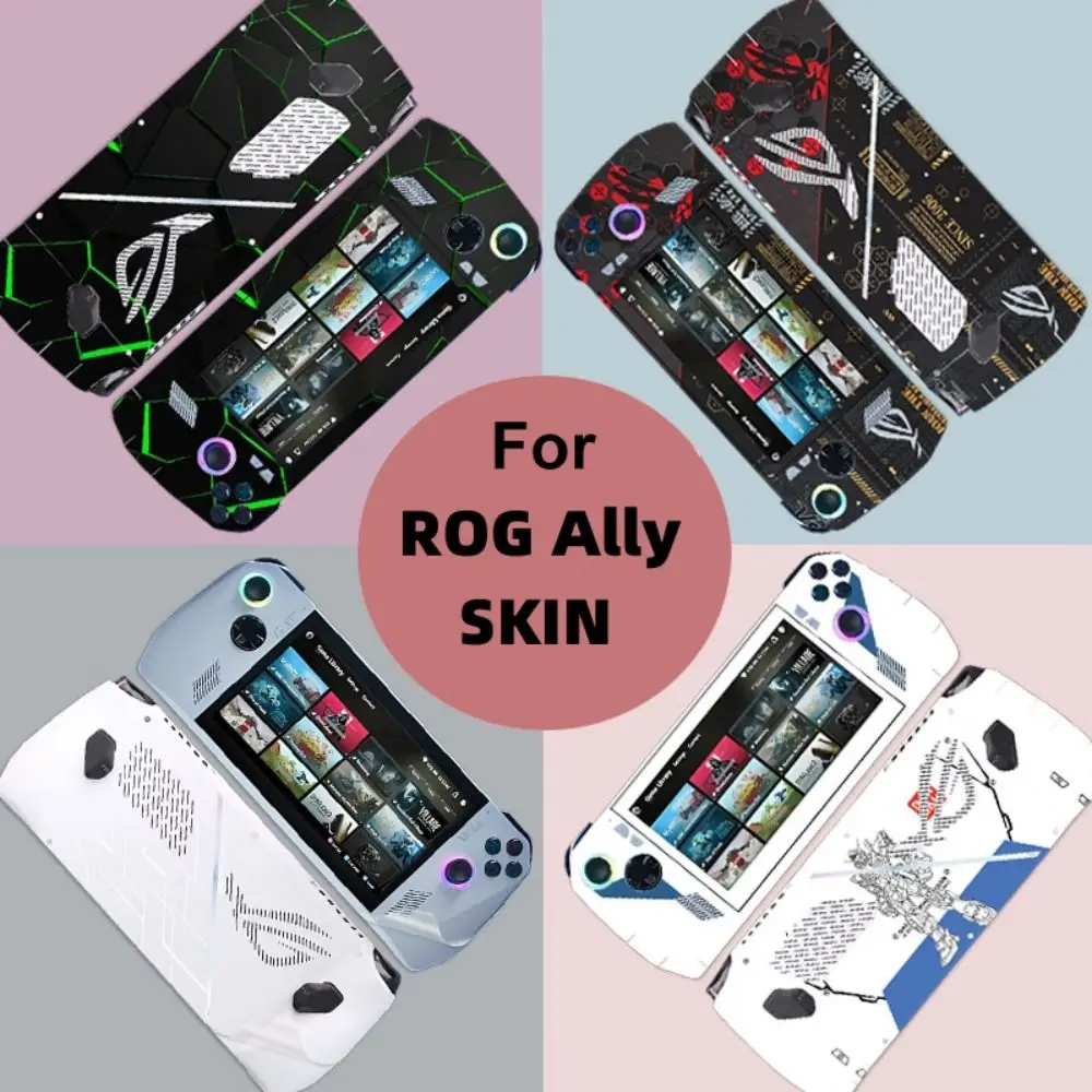 For ASUS ROG Ally Sticker Vinyl Decal Anti Fingerprint Scratch Resistant Handheld Console Skin Game Accessories Protective Film