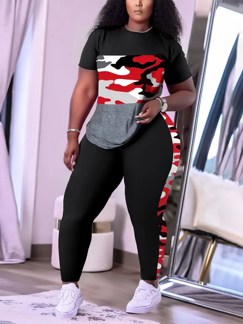 Conjunto Deportivo Tallas Grandes Ropa Deportiva Mujer LW-Conjunto