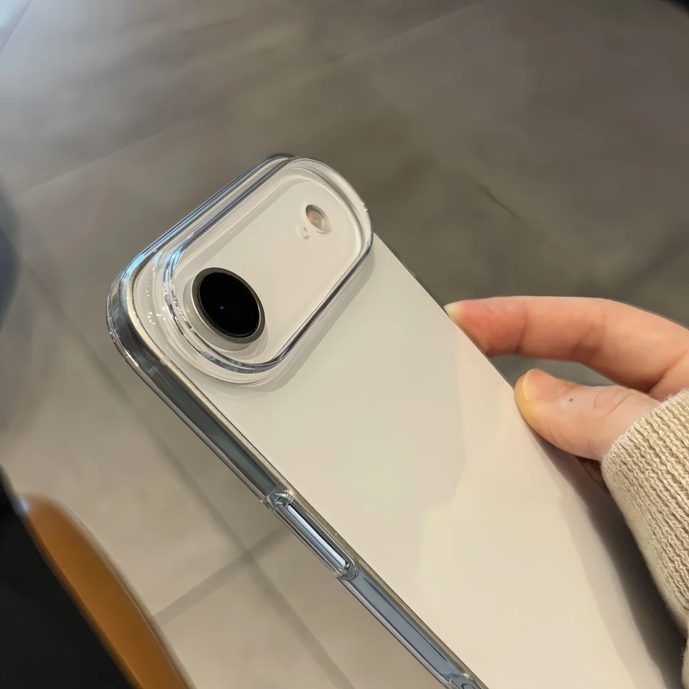 Plain Color HD Transparent Case For iPhone 17.