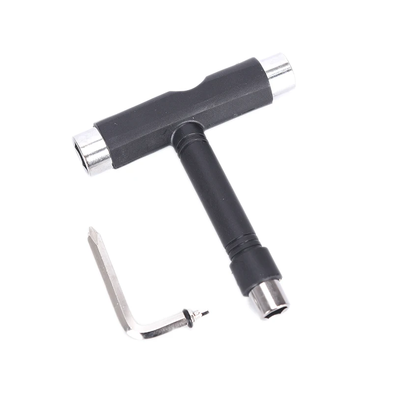 

Multifunctional Skateboard Tool Scooter Longboard T Shape Wrench Nuts