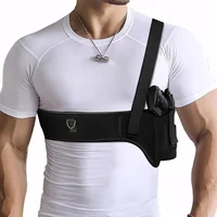 Quick Pull Shoulder Holster, Belly Band Holster For Concealed Carry Men/Women Universal, Fit 9mm, Compact, G-serise, LCP, LC9, S 1