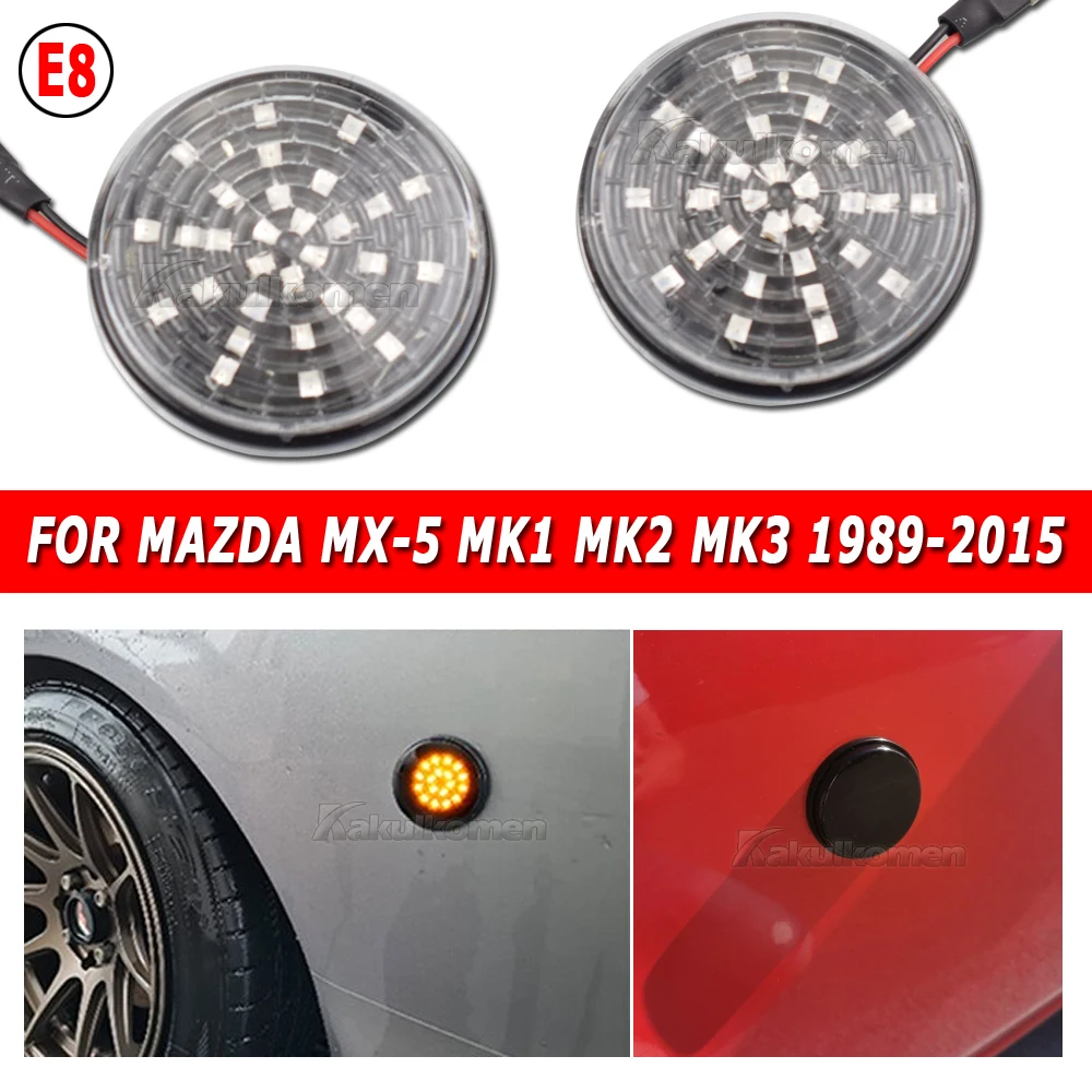  õ LED ̵ Ŀ Ʈ  ,  MX5 MX-5 MK1 MK2 MK3 , 1989 1999 2000 - 2013 2014 2015, 2 
