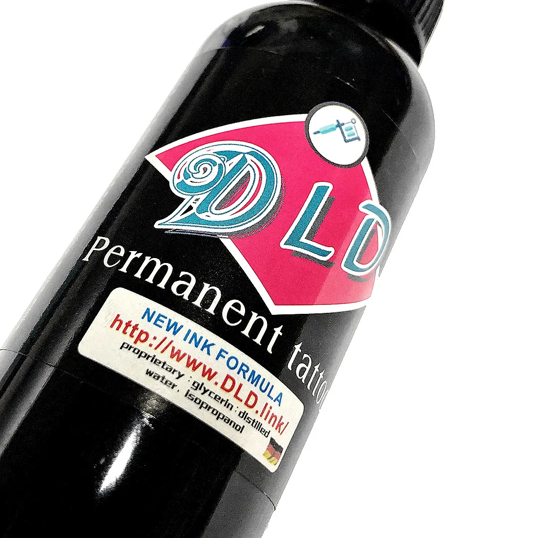 DLD 30ml/60ml Black Tattoo Ink Pigment Professional DIY Tattoo Pigment Practice Ink Body Art