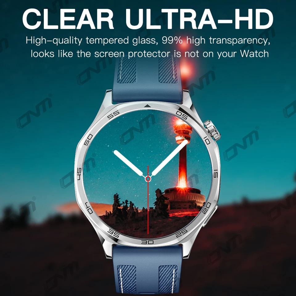 Huawei Watch gt 5,gt5 pro,46mm, 42mm, 41mm,2.5d用の傷防止強化