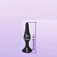 4-teiliges Silikon-Anal-Trainingsset – weicher, gewebter Stoff, perfekt für Anfänger und Fortgeschrittene Spieler, Anal-Buttplugs für Männer und Frauen 5